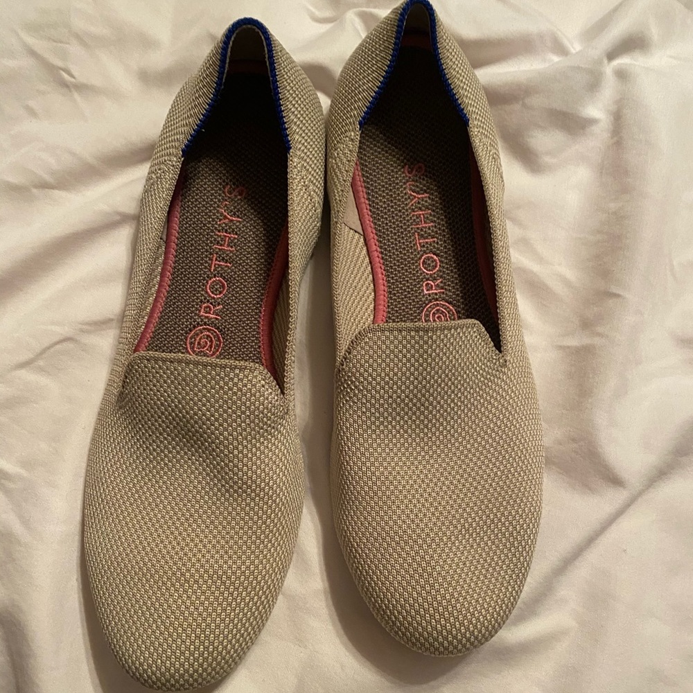 Rothy’s linen loafers size 9.5